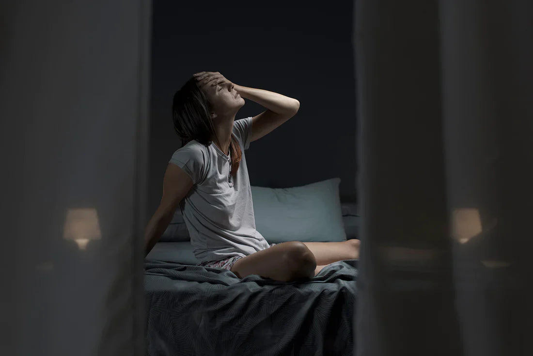 Nachtschweiß im Bett aufwachen