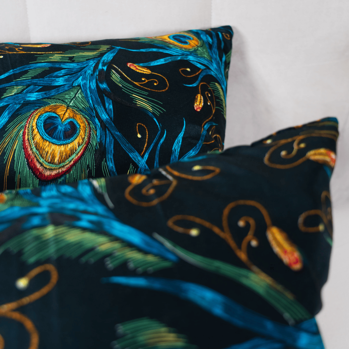 Zelesta Wonderbed Kissenbezüge Set von 2 - Peacock Feathers