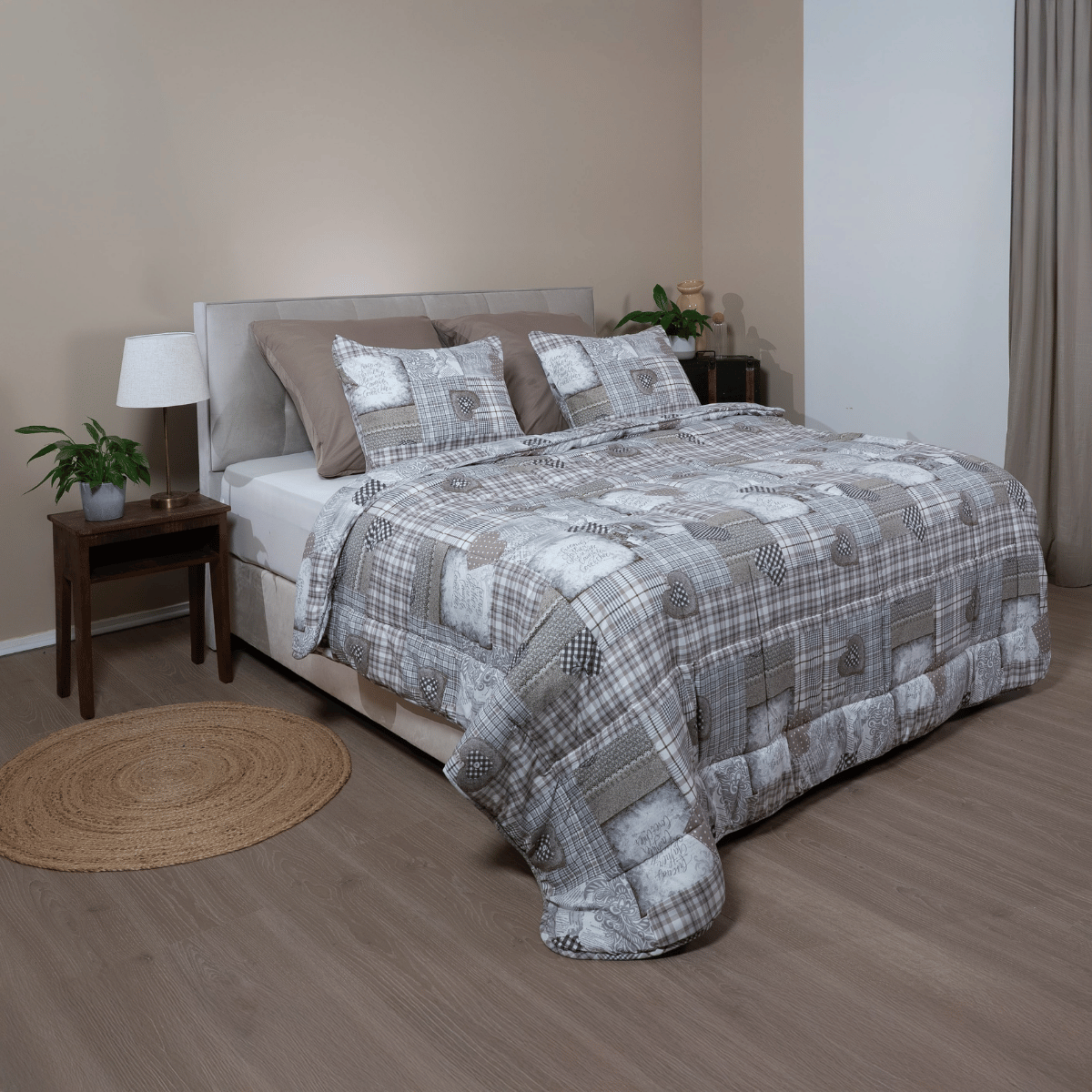 Stimmungsbild vom Zelesta Wonderbed Light - Patchwork Hearts