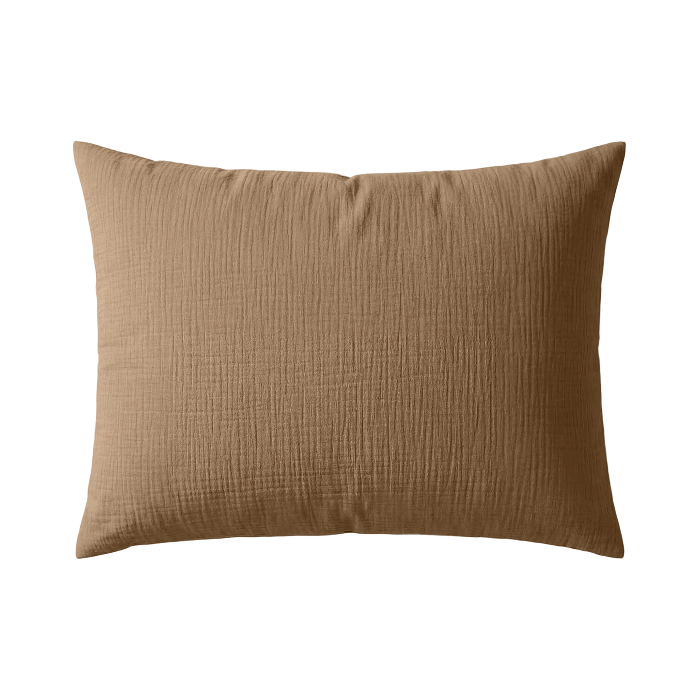 Zelesta Deluxe Baumwolle Musselin Kissenbezüge Set von 2 - Braun