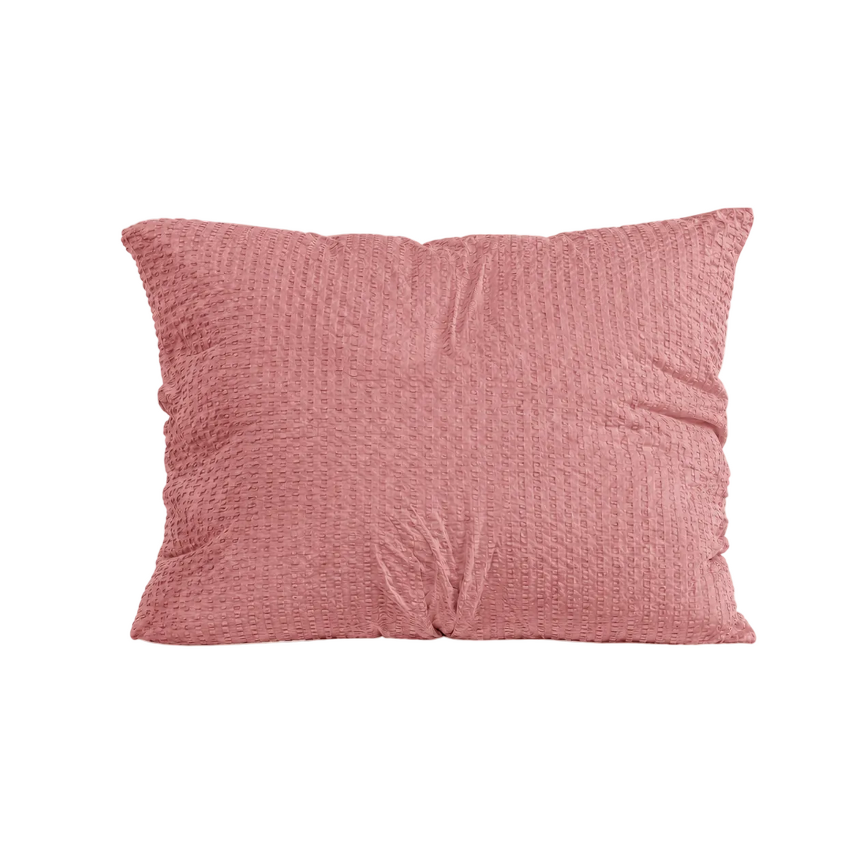 Zelesta Comfort Structure Seersucker Kissenbezüge Set von 2 - Rosa