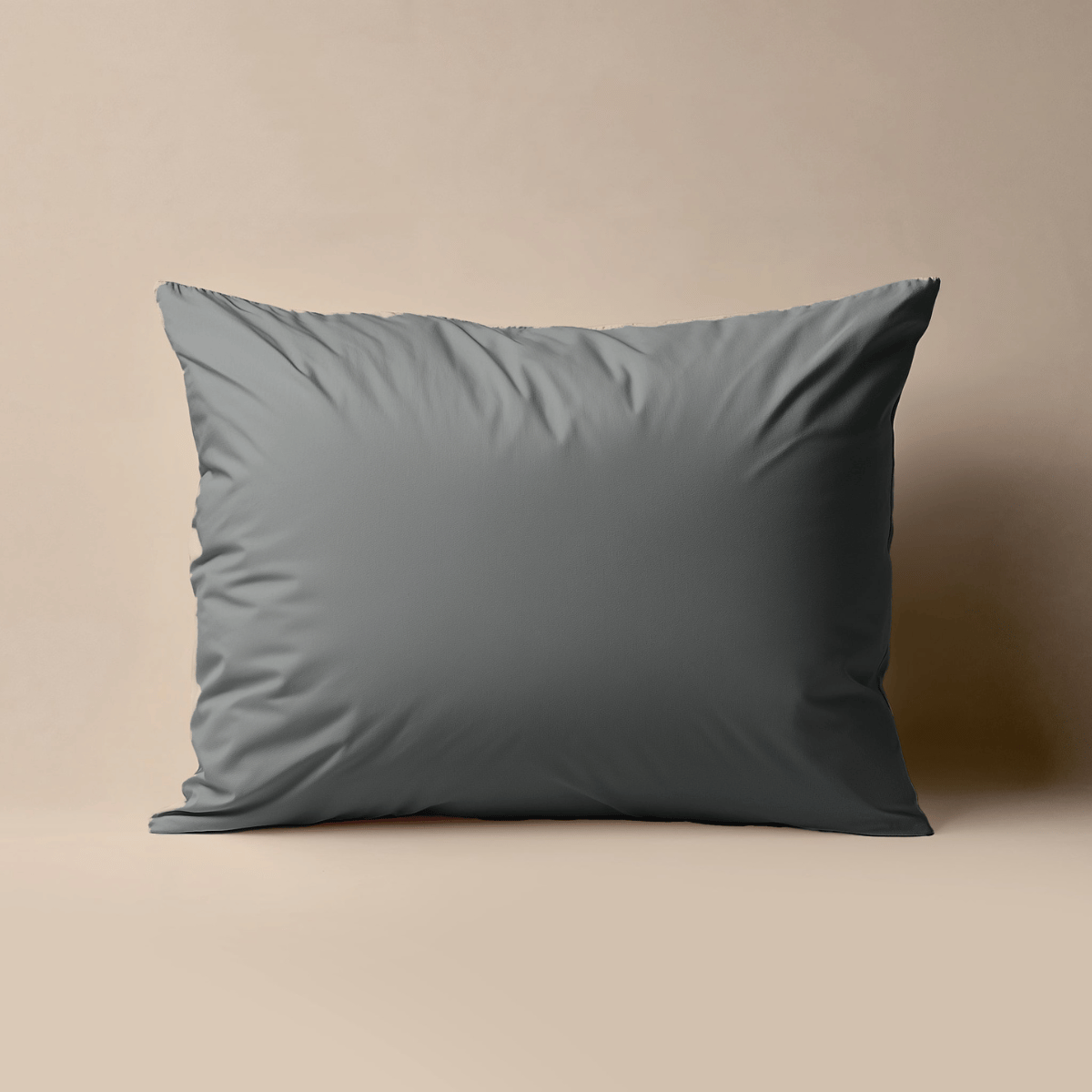 Zelesta Premiumbed Baumwolle Kissenbezüge Set von 2 - Anthracite & Taupe