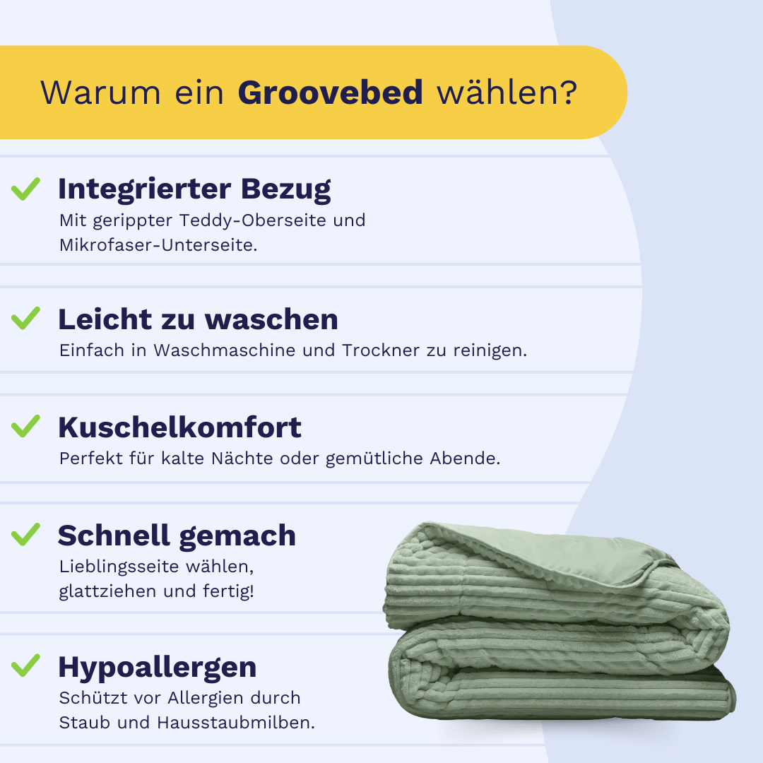 Zelesta Teddy Groovebed - Green