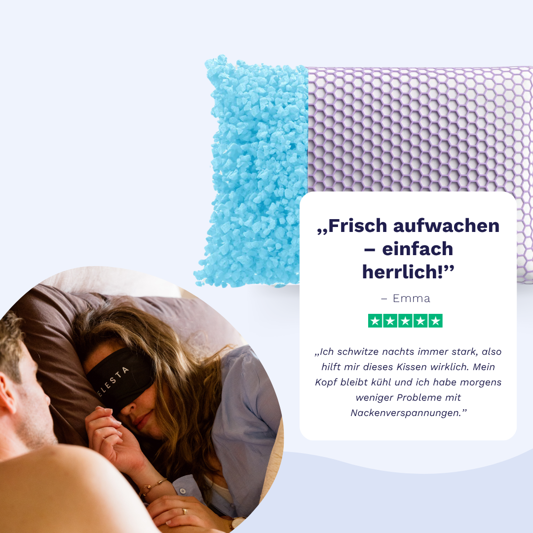 Zelesta Honeycomb TPE-Kissen – Memory-Schaum-Flocken