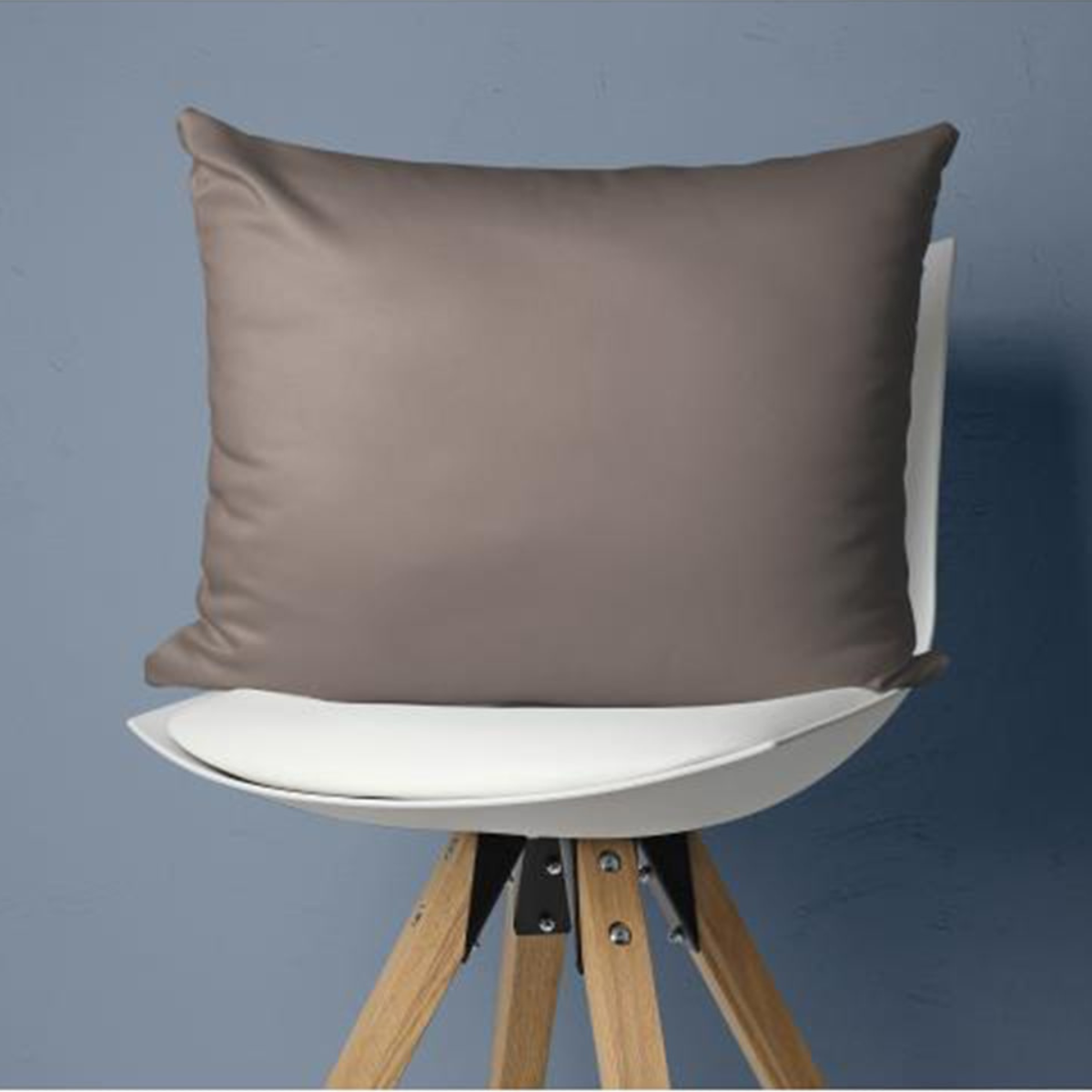 Zelesta Satin Kissenbezuge Deluxe Weiss Baumwoll Satin Tauglich fur alle Jahreszeiten