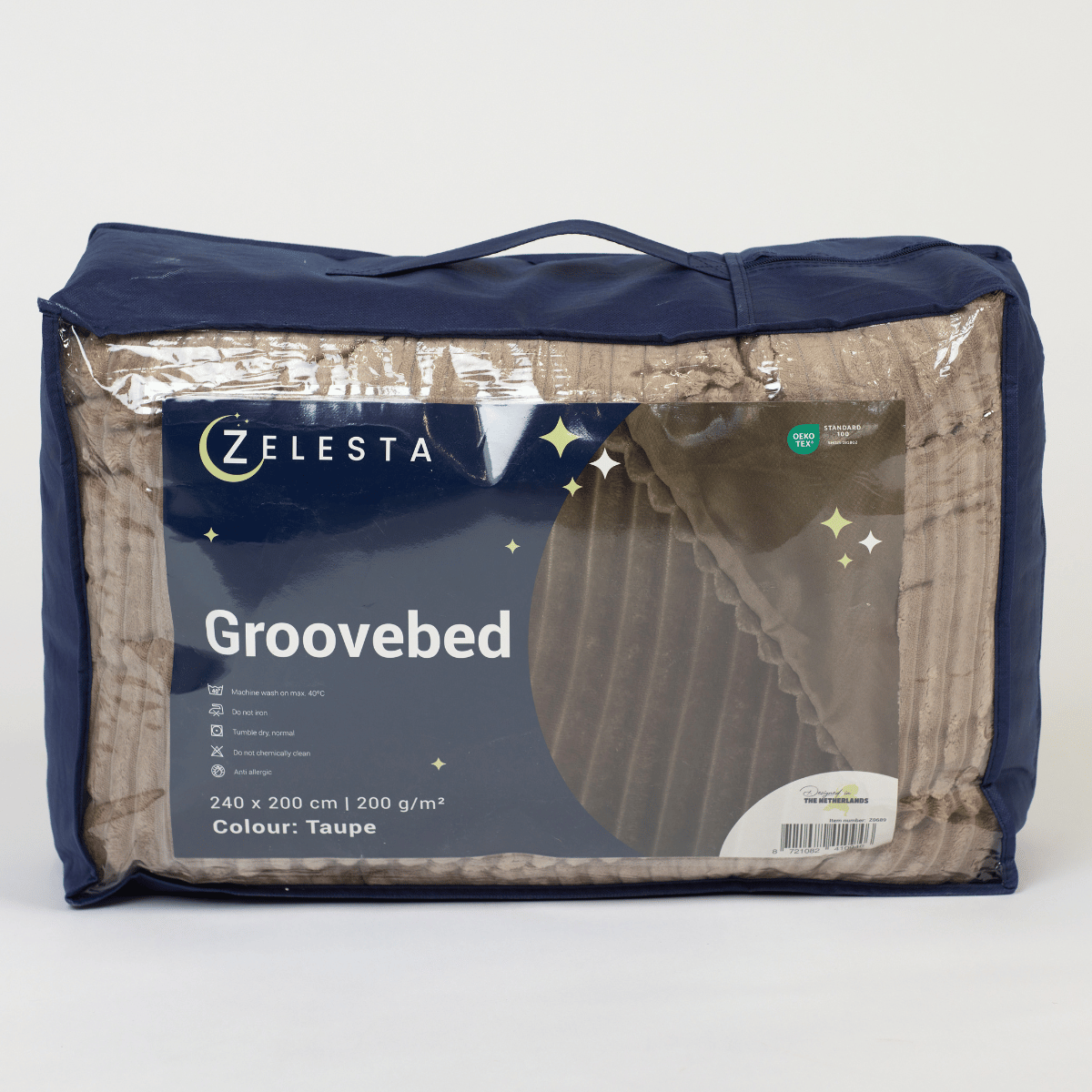 Zelesta Groovebed - Taupe