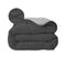 Zelesta Comfort Duo 4-Jahreszeiten Bettdecke - Schwarz & Grau