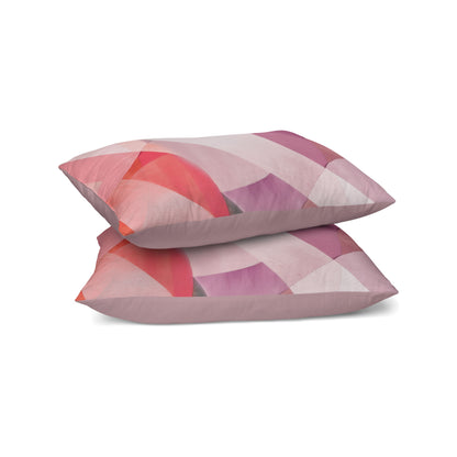 Zelesta Comfort Design Nahtlose Kissenbezüge Set von 2 - Colour Block Pink