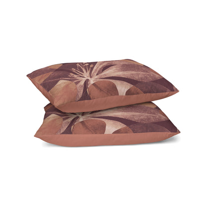 Zelesta Comfort Design Nahtlose Kissenbezüge Set von 2 - Oversized Flower Blush Red