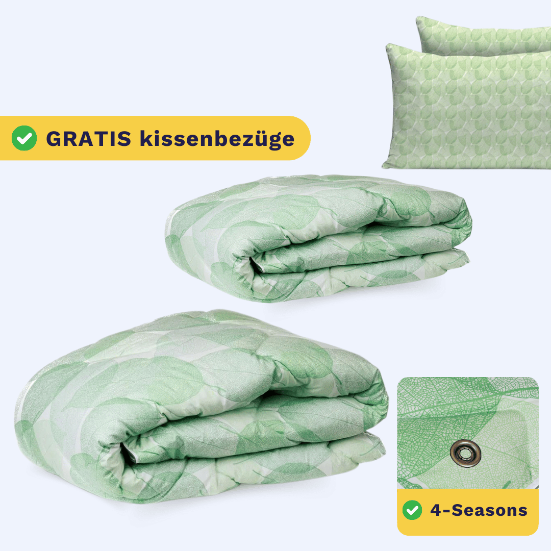 Zelesta Wonderbed 4 Seasons Double -  Fresh Leaf