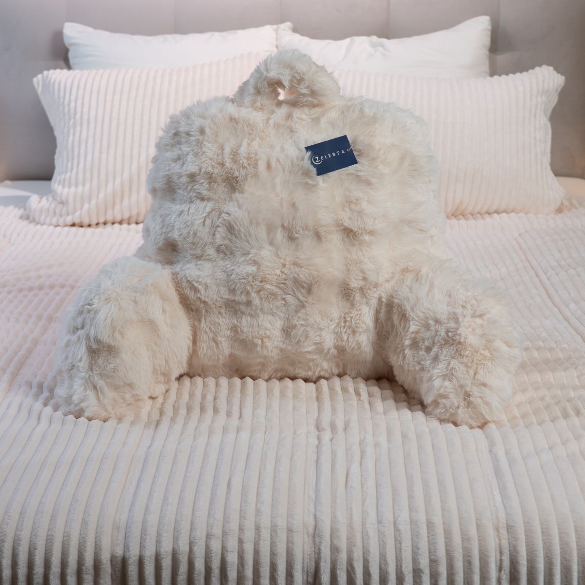 Zelesta Bedrest Pompom - Beige