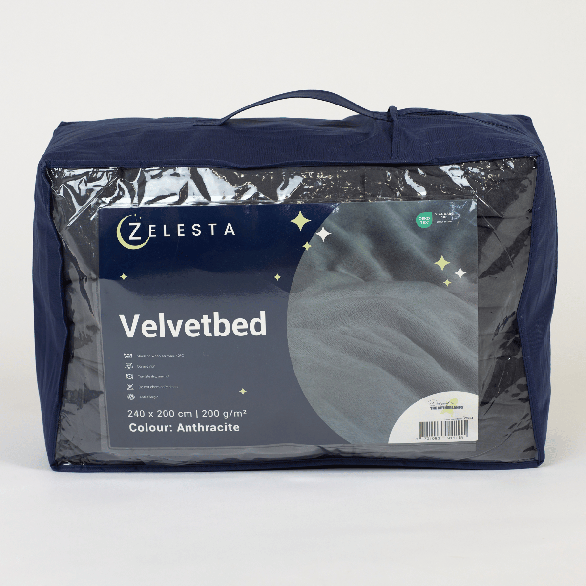 Zelesta Velvetbed - Anthrazit