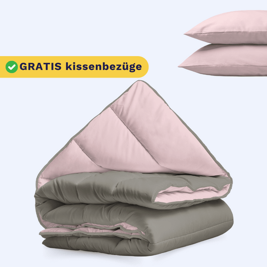 Zelesta Royalbed - Pastellrosa & zartes Grau