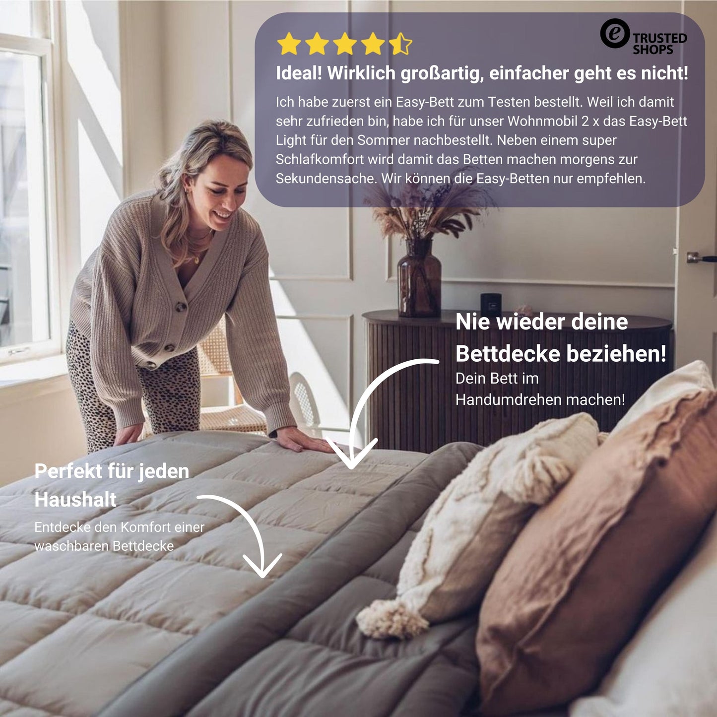 Zelesta Easybed Lila & Anthrazit