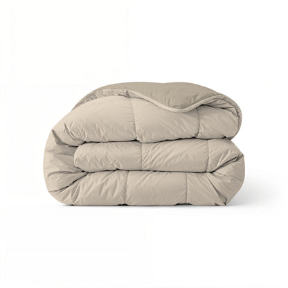 Zelesta Comfort Duo Bettdecke - Taupe & Champagner