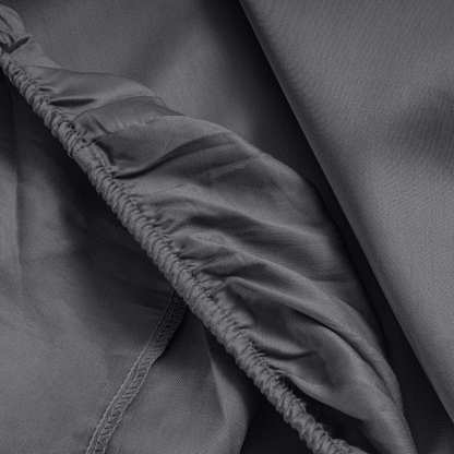 Primaviera Deluxe Topper Satin Deluxe Spannbettuch - Anthrazit