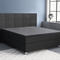 Primaviera Deluxe Topper Satin Deluxe Spannbettuch - Anthrazit