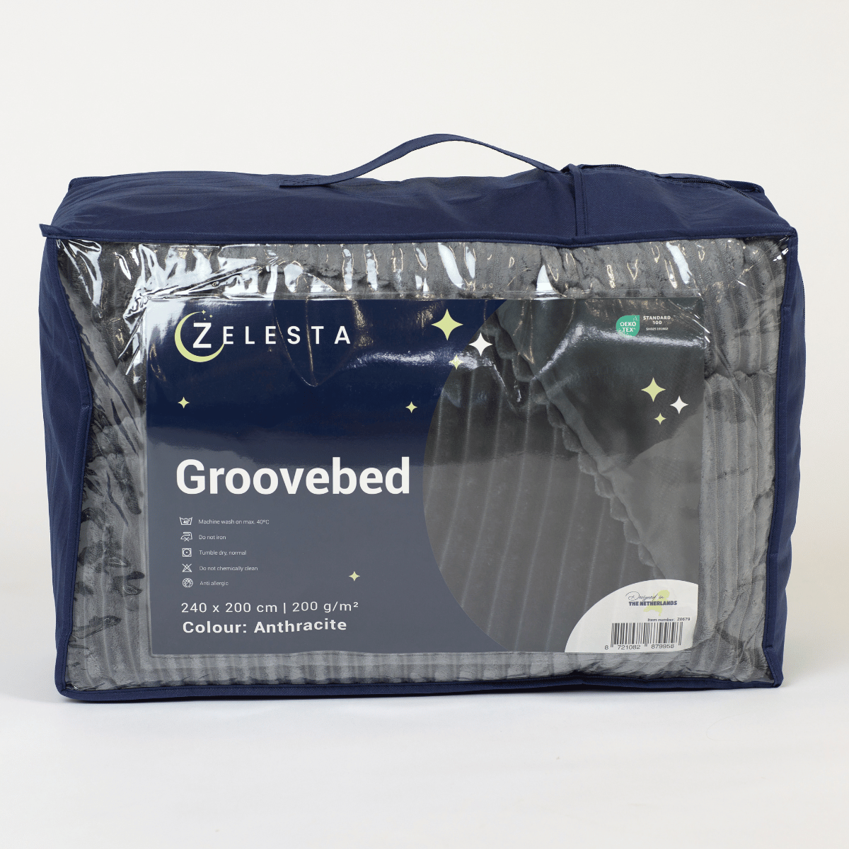 Zelesta Groovebed - Anthracite