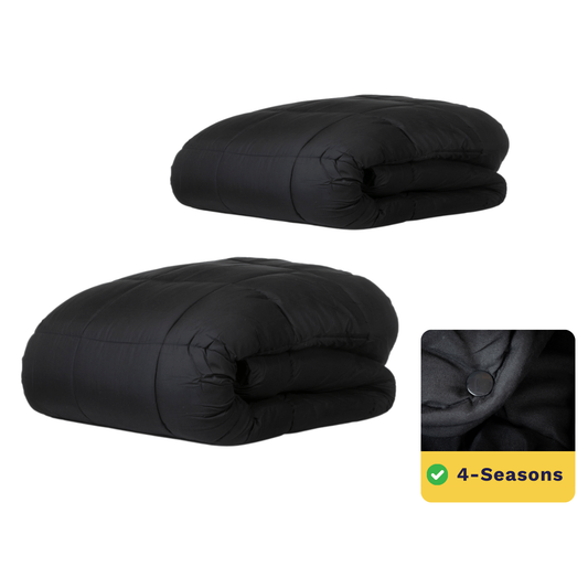 Zelesta Wonderbed 4 Seasons Double Black