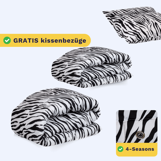 Zelesta Wonderbed 4 Seasons double - Zebra Skin