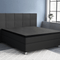 Primaviera Deluxe Topper Satin Deluxe Spannbettuch - Schwarz