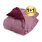 Zelesta Wonderbed Cotton Down - Pink & Rotwein