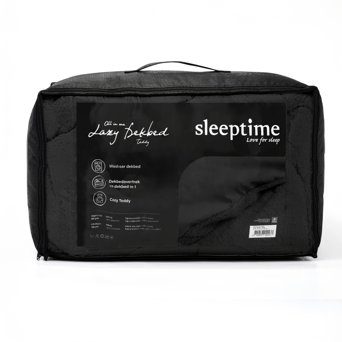 Zelesta Sleeptime Teddybed - Anthrazit