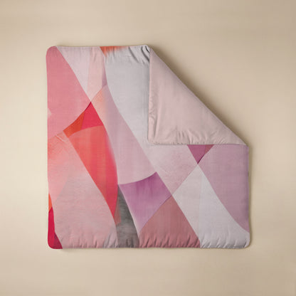 Zelesta Comfort Design Nahtlose Bettdecke - Colour Block Pink