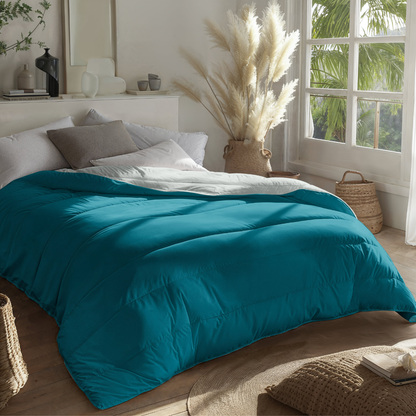 Zelesta Royalbed -   Petrol Blue & Pearl