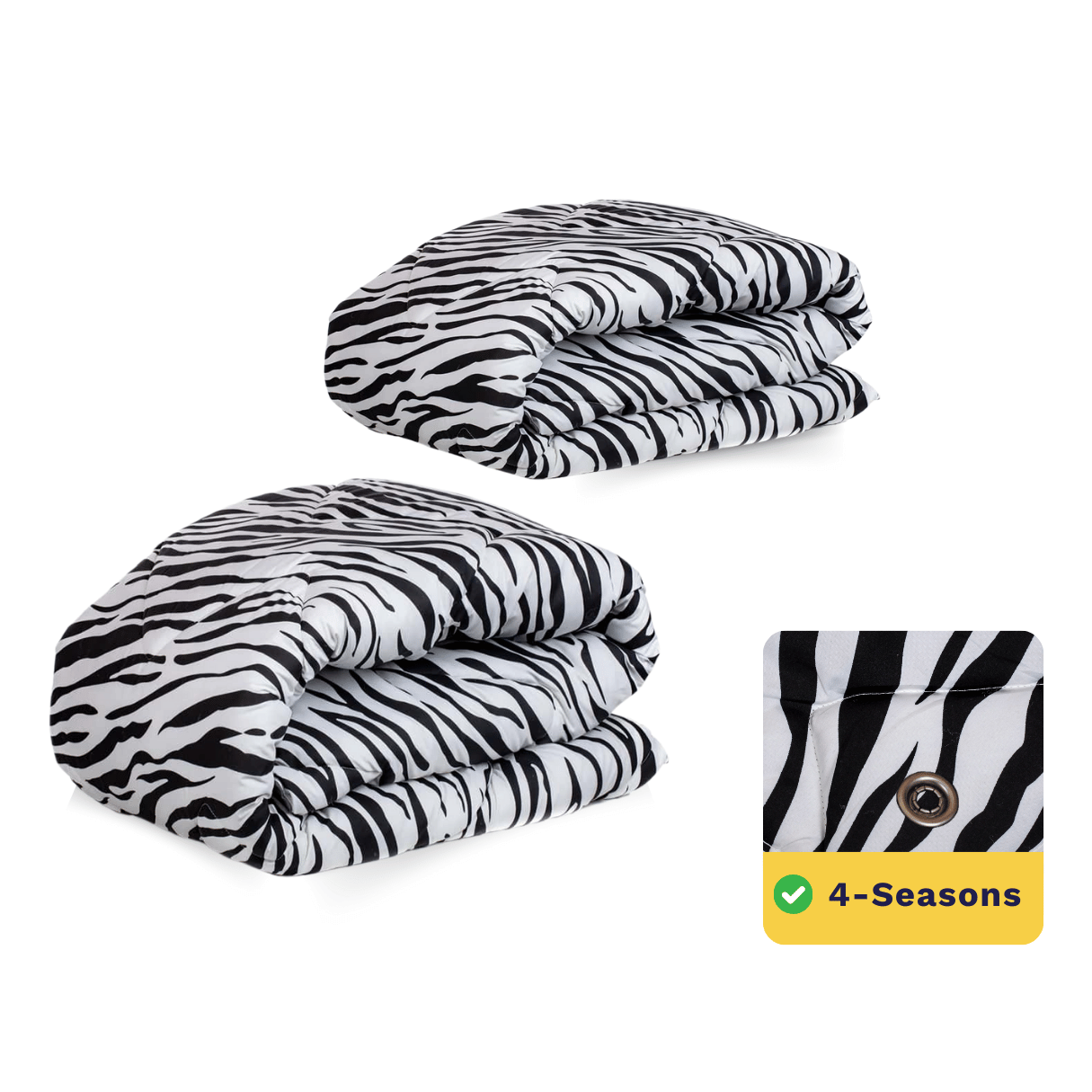 Zelesta Wonderbed 4 Seasons double - Zebra Skin