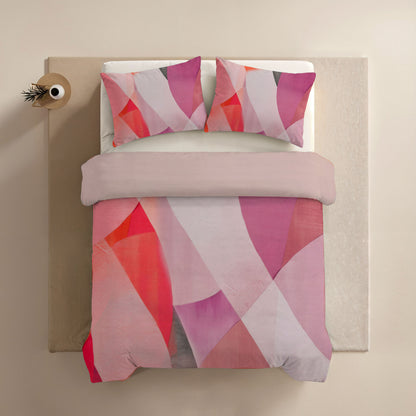 Zelesta Comfort Design Nahtlose Bettdecke - Colour Block Pink