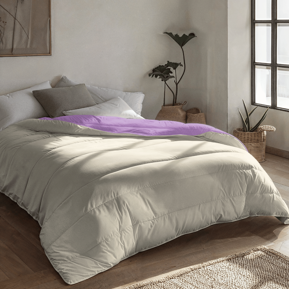 Stimmungsbild vom Zelesta Royalbed Light - Lila & Sand Beach