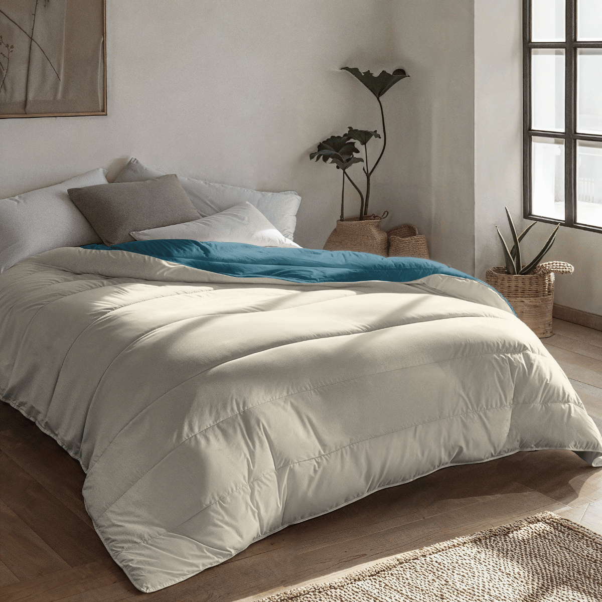 Stimmungsbild vom Zelesta Royalbed Light - Petrol & Sand Beach