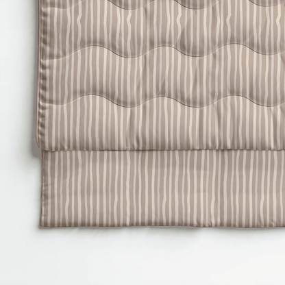 Royalbed baumwolle - Brown Stripes