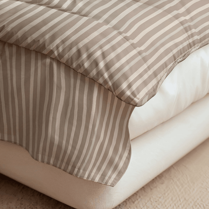 Royalbed baumwolle - Brown Stripes