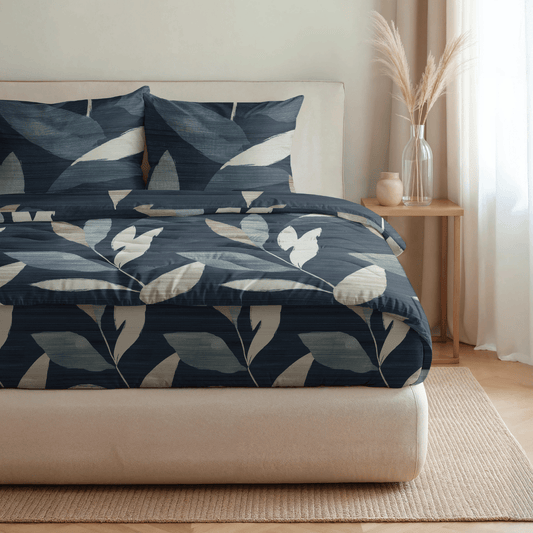 Royalbed Baumwolle - Dark Leaves