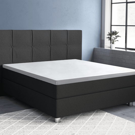 Primaviera Deluxe Topper Satin Deluxe Spannbettuch - Weiss