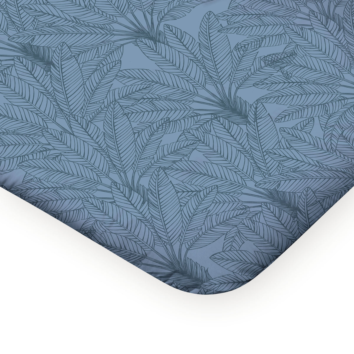 Zelesta Comfort Design Nahtlose Bettdecke - Botanical Line Art Blue