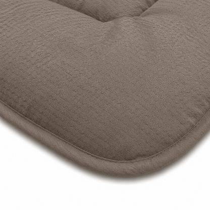 Zelesta Comfort Structure Seersucker Bettdecke - Taupe & Beige