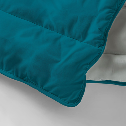 Zelesta Royalbed -   Petrol Blue & Pearl