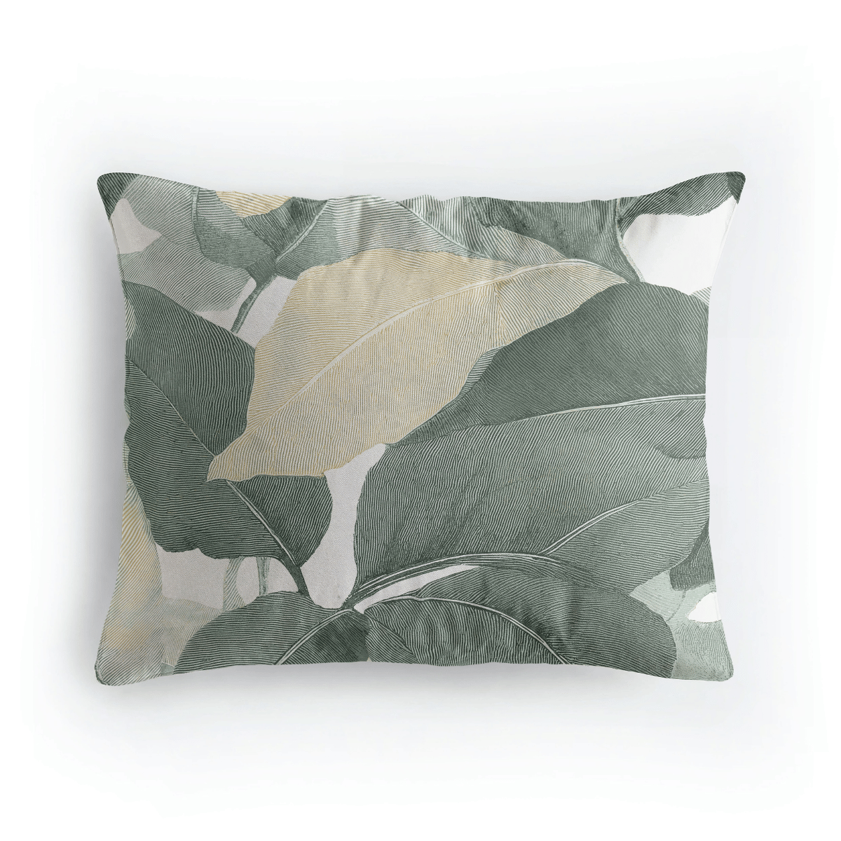 Zelesta Pure Design Baumwolle Kissenbez ge Set Von 2 Green Forest zelesta-pure-design-baumwolle-kissenbez-ge-set-von-2-green-forest