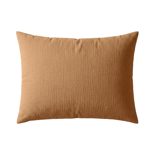 Zelesta Deluxe Baumwolle Musselin Kissenbezüge Set von 2 - Terra