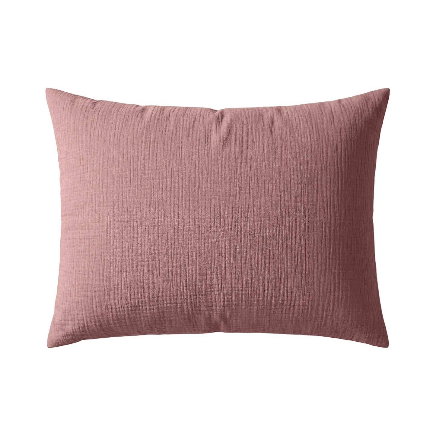 Zelesta Deluxe Baumwolle Musselin Kissenbezüge Set von 2 - Altrosa