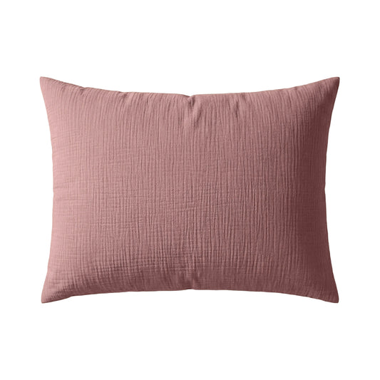 Zelesta Deluxe Baumwolle Musselin Kissenbezüge Set von 2 - Altrosa