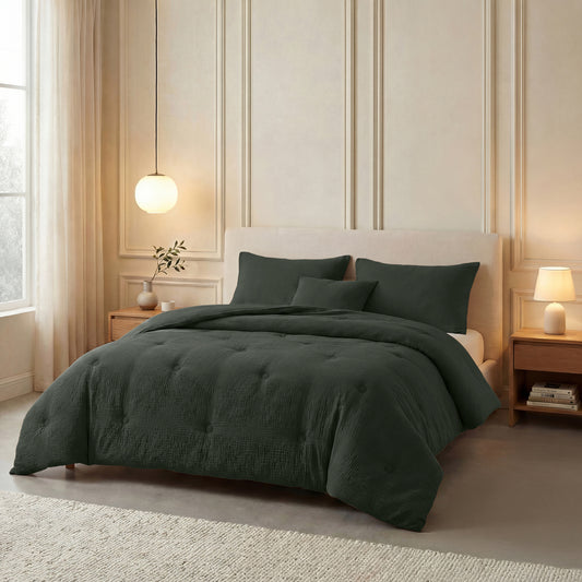 Zelesta Japandibed Baumwolle Musselin - Green