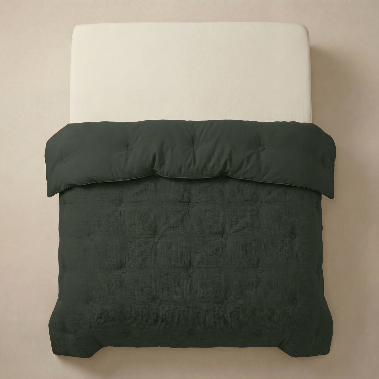 Zelesta Deluxe Baumwolle Musselin Bettdecke - Grün