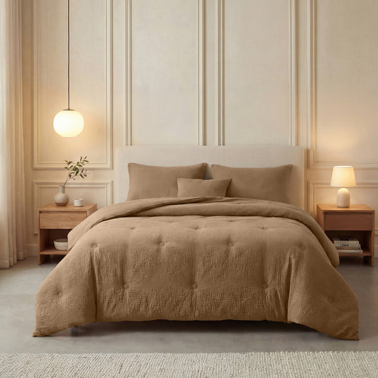 Zelesta Japandibed Baumwolle Musselin - Brown