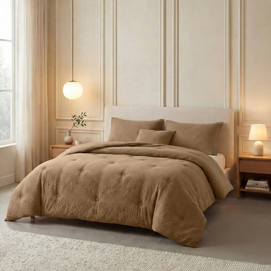 Zelesta Japandibed Baumwolle Musselin - Brown