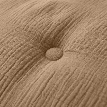 Zelesta Deluxe Baumwolle Musselin Bettdecke - Braun