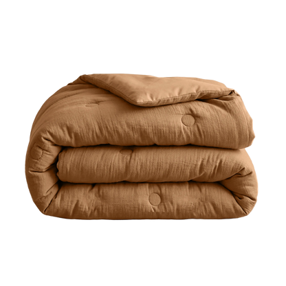 Zelesta Deluxe Baumwolle Musselin Bettdecke - Terra